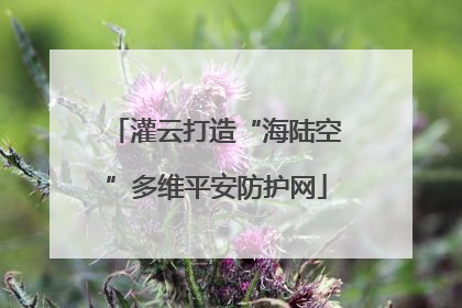 灌云打造“海陆空”多维平安防护网